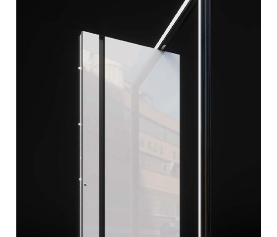 Usa exterior rupere termica PIVOT 1020 Crystal Facing White Glass