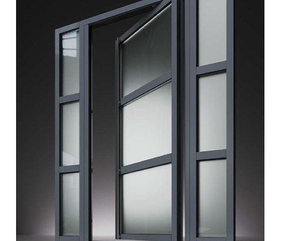 Glazed 1035 RAL 7015 Structura